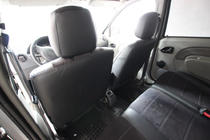 Renault Logan I 2005-2008 Pokrowce samochodowe ekoskóra+tkanina+alcantara Antara A001 (pełne wnętrze) zdjęcia 10