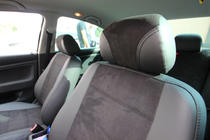 Volkswagen Passat B5 1997-2005 Pokrowce samochodowe ekoskóra+tkanina+alcantara Antara A001 (pełne wnętrze) zdjęcia 6