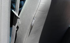 Volkswagen Golf 6 2008-2014 Pokrowce samochodowe ekoskóra+tkanina+alcantara Antara A001 (pełne wnętrze) zdjęcia 10