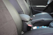 Volkswagen Golf 6 2008-2014 Pokrowce samochodowe ekoskóra+tkanina+alcantara Antara A001 (pełne wnętrze) zdjęcia 5