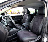 Nissan Qashqai 2014-2021 Pokrowce samochodowe ekoskóra+tkanina+alcantara Antara A001 (pełne wnętrze) zdjęcia 10