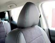 Nissan Qashqai 2014-2021 Pokrowce samochodowe ekoskóra+tkanina+alcantara Antara A001 (pełne wnętrze) zdjęcia 12