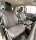 Suzuki Vitara 2015- Pokrowce samochodowe ekoskóra+tkanina+alcantara Antara A001 (pełne wnętrze) zdjęcia 11