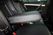 Skoda Octavia II A5 2006-2010 Pokrowce samochodowe ekoskóra+tkanina+alcantara Antara A001 (pełne wnętrze) zdjęcia 11