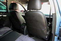 Skoda Octavia II A5 2006-2010 Pokrowce samochodowe ekoskóra+tkanina+alcantara Antara A001 (pełne wnętrze) zdjęcia 13