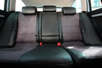 Skoda Octavia II A5 2006-2010 Pokrowce samochodowe ekoskóra+tkanina+alcantara Antara A001 (pełne wnętrze) zdjęcia 3