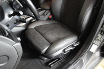 BMW X1 E84 2009-2015 Pokrowce samochodowe ekoskóra+tkanina+alcantara Antara A001 (pełne wnętrze) zdjęcia 8