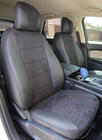 Ford Edge 2014-2024 Pokrowce samochodowe ekoskóra+tkanina+alcantara Antara A001 (pełne wnętrze) zdjęcia 1