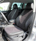 Skoda Octavia II A5 2010-2013 Pokrowce samochodowe ekoskóra+tkanina+alcantara Antara A001 (pełne wnętrze) zdjęcia 13