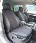 Skoda Octavia II A5 2010-2013 Pokrowce samochodowe ekoskóra+tkanina+alcantara Antara A001 (pełne wnętrze) zdjęcia 1