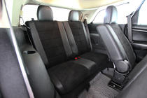Dodge Journey 2008-2020 Pokrowce Samochodowe Skóra Ekologiczna+Tkanina+Alcantara Antara A001 (3 Rzędy) zdjęcia 5