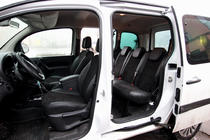 Mercedes Citan 2013-2021 Pokrowce samochodowe ekoskóra+tkanina+alcantara Antara A001 (pełne wnętrze) zdjęcia 1