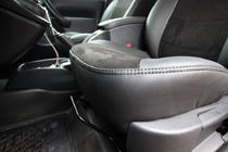 Mercedes Citan 2013-2021 Pokrowce samochodowe ekoskóra+tkanina+alcantara Antara A001 (pełne wnętrze) zdjęcia 10