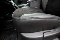 Mercedes Citan 2013-2021 Pokrowce samochodowe ekoskóra+tkanina+alcantara Antara A001 (pełne wnętrze) zdjęcia 11