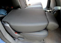 Volkswagen Caddy 2010-2015 Pokrowce Samochodowe Skóra Ekologiczna+Tkanina+Alcantara Antara A001b (Komplet) zdjęcia 10