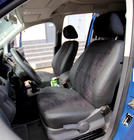 Volkswagen Caddy 2010-2015 Pokrowce Samochodowe Skóra Ekologiczna+Tkanina+Alcantara Antara A001b (Komplet) zdjęcia 11