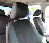 Volkswagen Caddy 2010-2015 Pokrowce Samochodowe Skóra Ekologiczna+Tkanina+Alcantara Antara A001b (Komplet) zdjęcia 12
