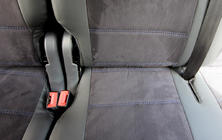 Volkswagen Caddy 2010-2015 Pokrowce Samochodowe Skóra Ekologiczna+Tkanina+Alcantara Antara A001b (Komplet) zdjęcia 6