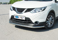 Nissan Qashqai 2014-2021 Przedni pałąk Texas do 2014-2017 (60mm, stal nierdzewna) zdjęcia 2