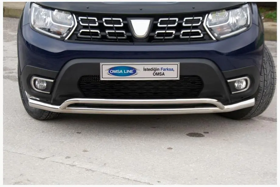 Dacia Duster 2018-2024 Osłona Przednia Vegas (60/42mm, Stal Nierdzewna) Image