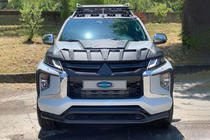 Mitsubishi L200 2015-2024 Przedni podwójny pałąk Vegas 2019+ (czarny, 76mm) zdjęcia 3