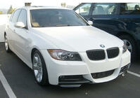 BMW 3 Series E90/E91 2005-2011 Nakładki Front Flap DPT (do E90 M-Sport 2005-2008, Czarny Połysk, 2 szt.) zdjęcia 1