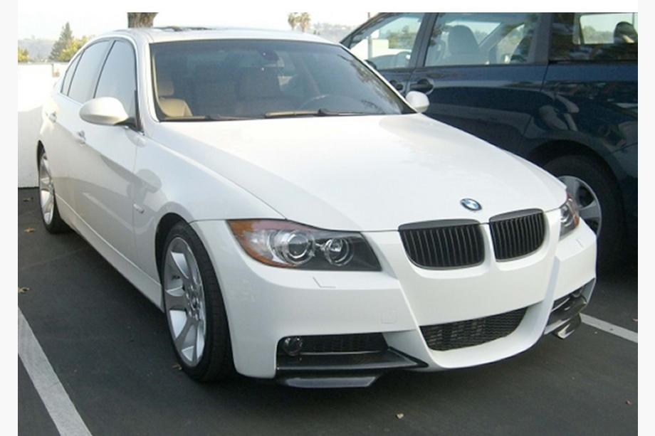 BMW 3 Series E90/E91 2005-2011 Nakładki Front Flap DPT (do E90 M-Sport 2005-2008, Czarny Połysk, 2 szt.) Image