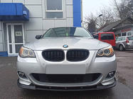 BMW 5 Series E60/E61 2003-2010 Nakładka na przedni zderzak OmsaLine Flap (czarna) zdjęcia 1
