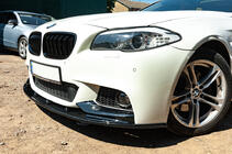 BMW 5 Series F10/F11 2010–2016 Nakładka na przedni zderzak Lip OmsaLine (czarna) zdjęcia 3