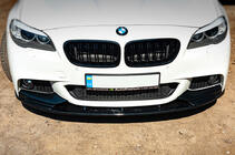 BMW 5 Series F10/F11 2010–2016 Nakładka na przedni zderzak Lip OmsaLine (czarna) zdjęcia 6
