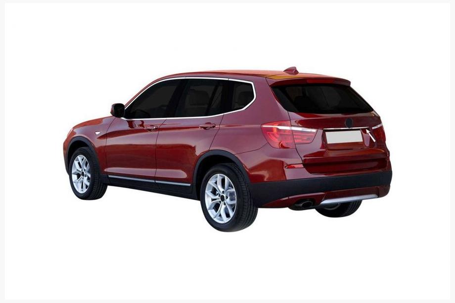 BMW X3 F25 2011-2018 Listwa nad tablicą rejestracyjną (stal nierdzewna) Image