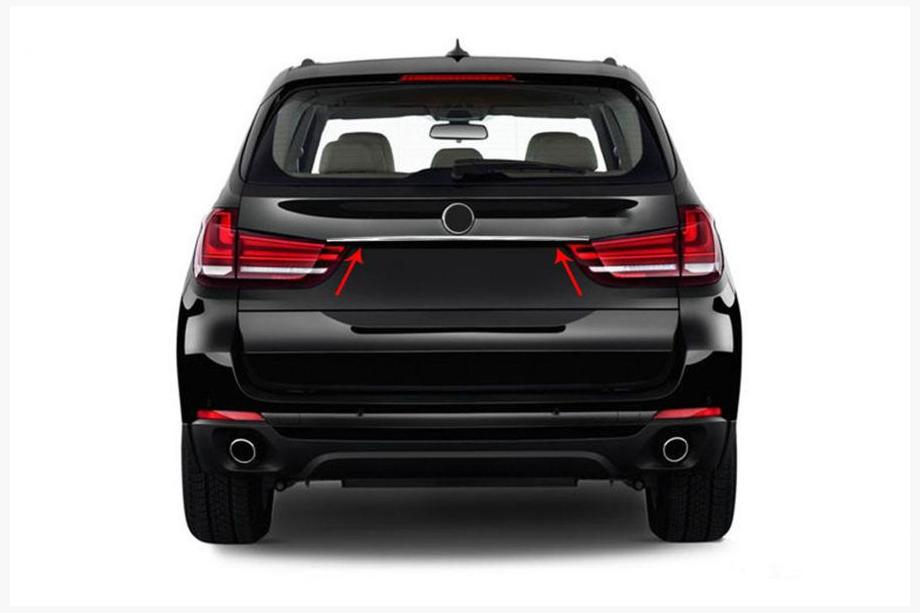 BMW X5 F15 2013-2018 Listwa nad tablicą rejestracyjną (stal nierdzewna) Image