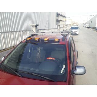 Daszek na Przednią Szybę (LED, Czarny Mat) Dacia Sandero 2007-2013 zdjęcia 1