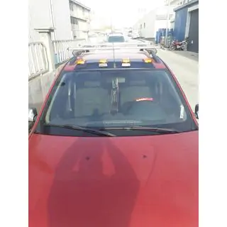 Daszek na Przednią Szybę (LED, Czarny Mat) Renault Sandero 2007-2013 zdjęcia 3