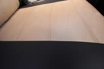 Nissan X-trail T32/Rogue 2014-2021 Pokrowce Samochodowe Skóra Ekologiczna+Tkanina+Alcantara Antara A0013 (Komplet) zdjęcia 9