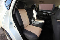 Nissan X-trail T32/Rogue 2014-2021 Pokrowce Samochodowe Skóra Ekologiczna+Tkanina+Alcantara Antara A0013 (Komplet) zdjęcia 4
