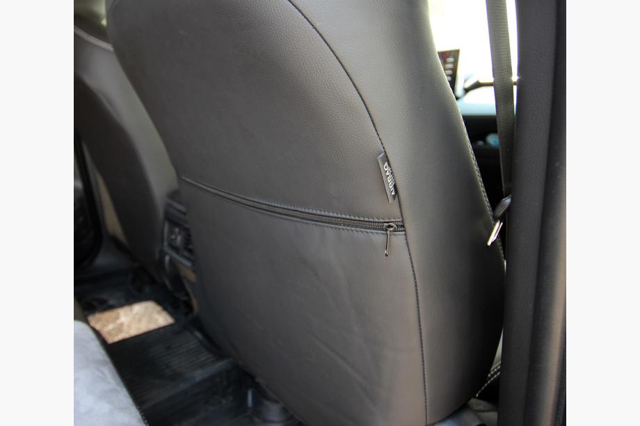 Toyota Rav 4 2019–2025 Pokrowce Samochodowe Skóra Ekologiczna+Tkanina+Alcantara Antara A0010 (Komplet) Zdjęcia 2