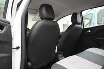 Citroen C-Elysee 2013-2022 Pokrowce Samochodowe Skóra Ekologiczna+Tkanina+Alcantara Antara A0010 (Komplet) zdjęcia 15