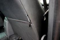Volkswagen Passat B5 1997-2005 Pokrowce Samochodowe Skóra Ekologiczna+Tkanina+Alcantara Antara A006 (Komplet) zdjęcia 2