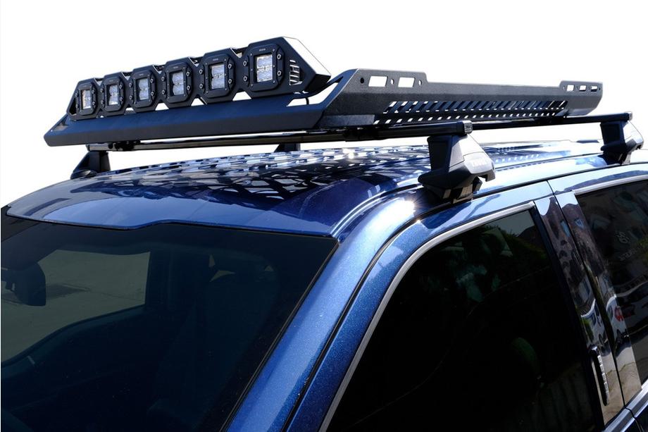 Ford F-150 2014-2021 Uchwyt lamp LED na kosz dachowy Dakar Zdjęcia 1