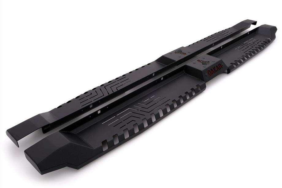 Ford Ranger 2007-2011 Progi boczne Dakar V2 bez LED (2 szt, metal) Image