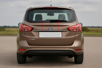 Ford B-Max 2012-2017 Listwa chromowana nad tablicą rejestracyjną (stal nierdzewna) zdjęcia 1