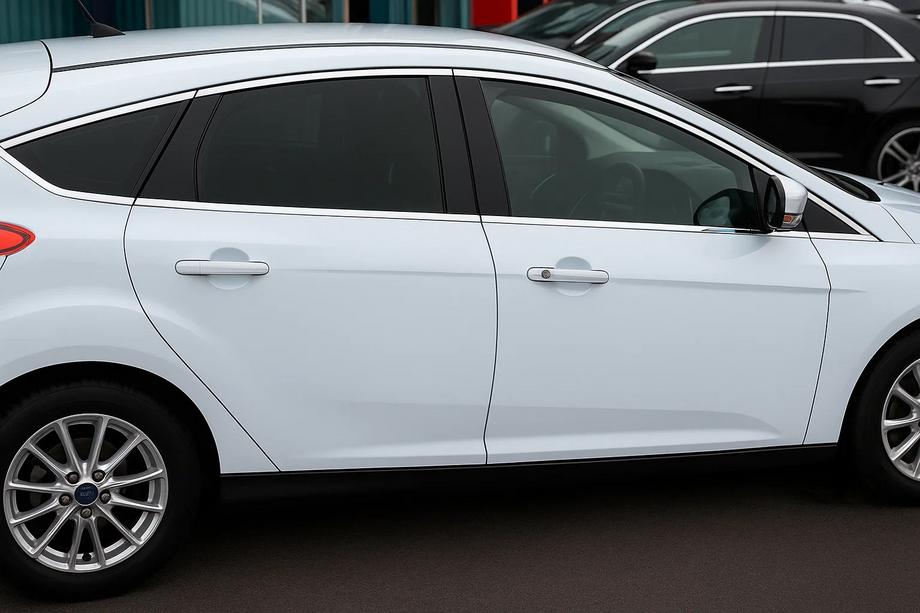 Ford Focus III 2011-2017 Kompletny zestaw listew okiennych HB (12 szt, stal nierdzewna) Image