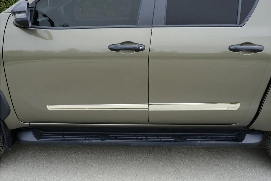 Ford Ranger 2011–2022 Listwy Drzwiowe Stal Nierdzewna (4 szt.) Image