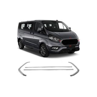 Chromowana ramka na grill 2018+ (4 szt., stal nierdzewna) Ford Custom 2013-2022 zdjęcia 3