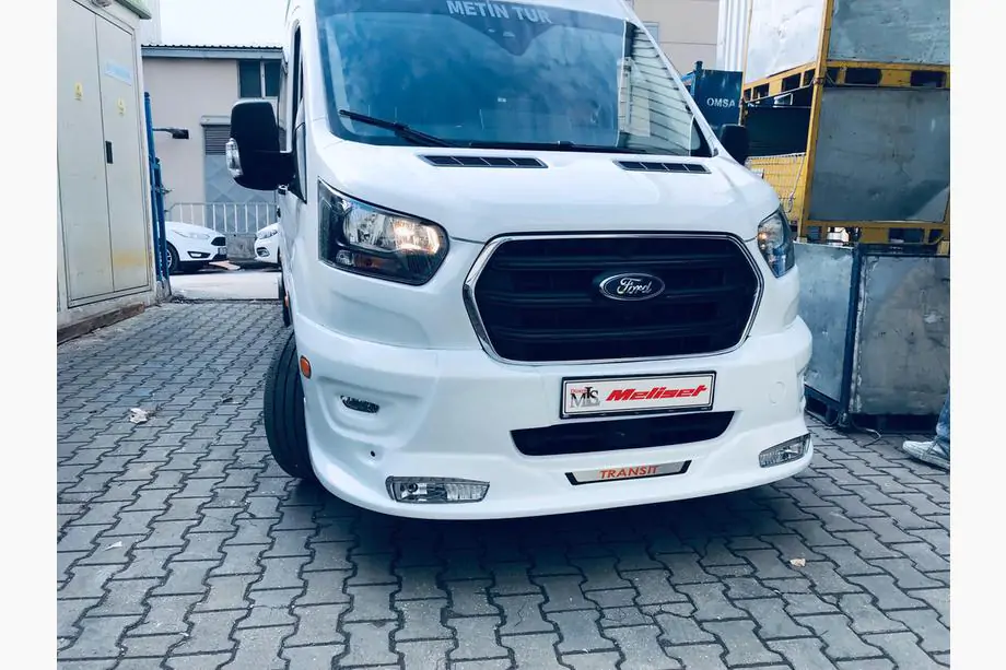 Ford Transit 2014- Nakładka na przedni zderzak ERA (2019+, do lakierowania) Image