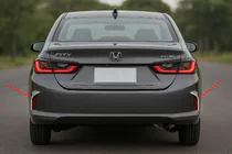 Honda City 2021- Obramowania odblasków tylnego zderzaka SD (2 szt, stal nierdzewna) zdjęcia 1