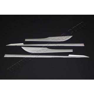 Listwy Drzwiowe V2 (4 szt, Stal Nierdzewna) Honda Civic Sedan X 2016-2021 zdjęcia 2
