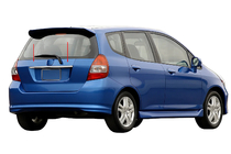 Honda FIT/Jazz 2002-2008 Listwa chromowana nad tablicą rejestracyjną (stal nierdzewna) zdjęcia 1