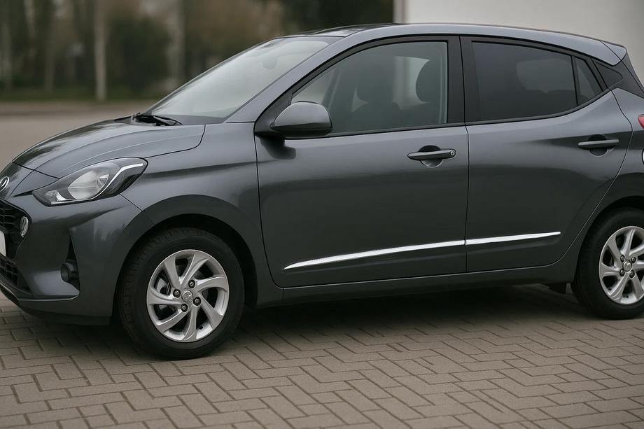 Hyundai I-10 2020- Listwy Drzwi Chromowane (4 szt, Stal Nierdzewna) Image